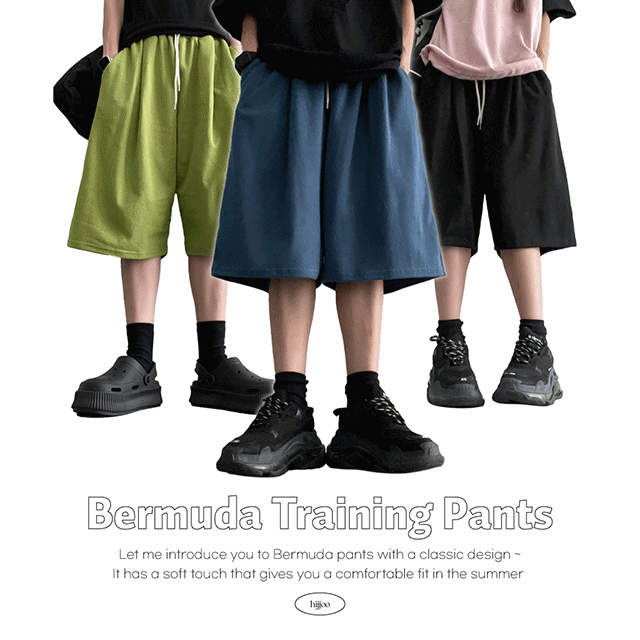 hijjoo（ハイチュー）の「Inli One-Tuck Three-Quarter Bermuda Banding Shorts（Pants）」