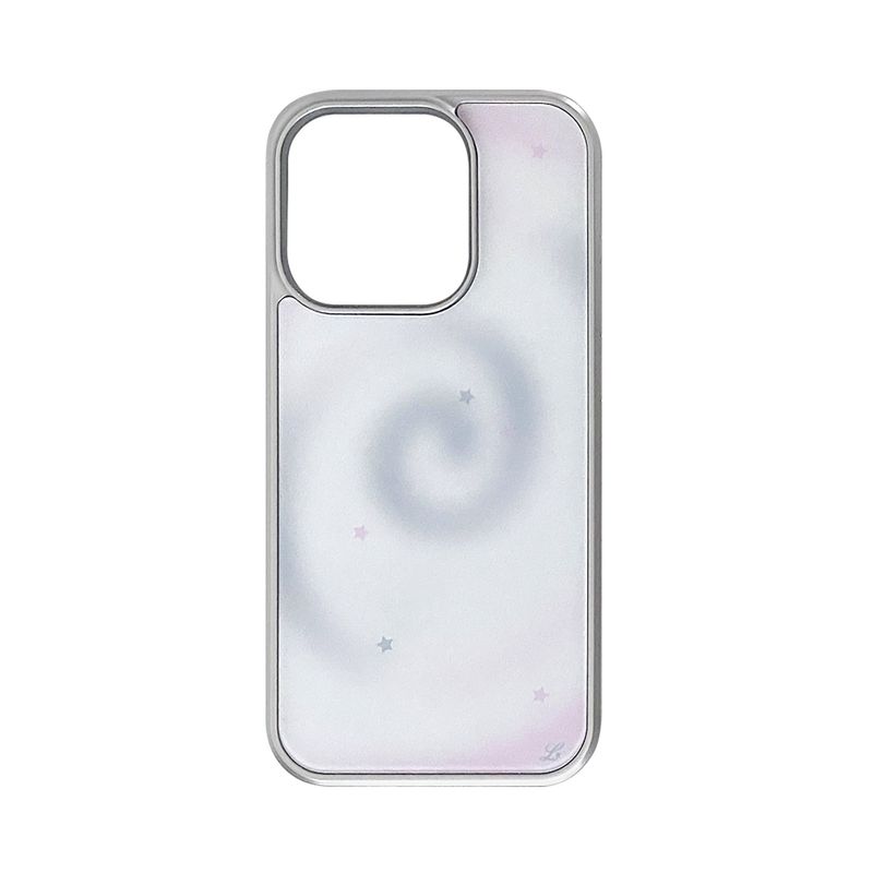 LOVD（ラブド）の「[MADE] FAIRY SORBET PHONE CASE (glass silver bumper)（Smartphone Accessories）」