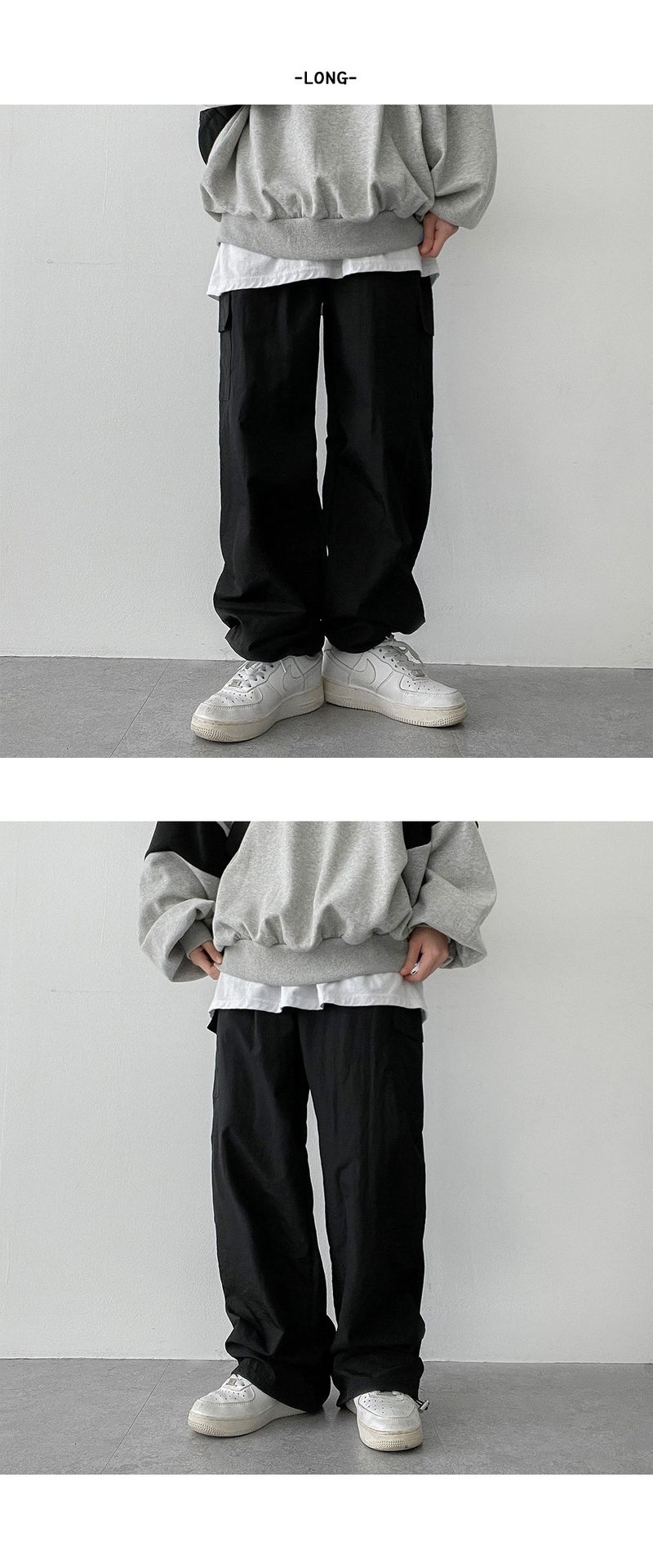 Watch Hem String Cargo Banded Waist Pants