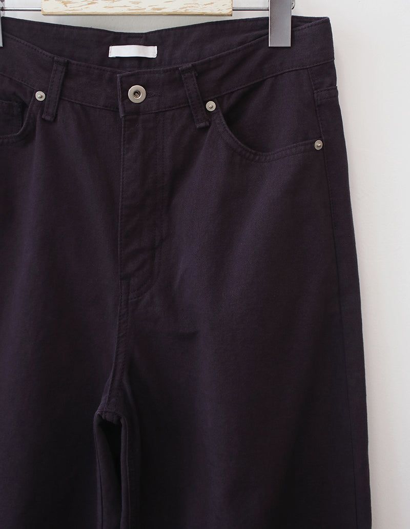woody cotton wide pants