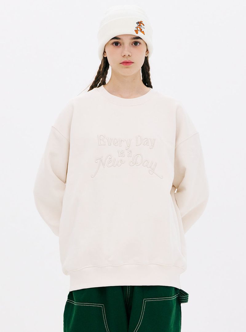 EMBROIDERY EVERY DAY CREWNECK