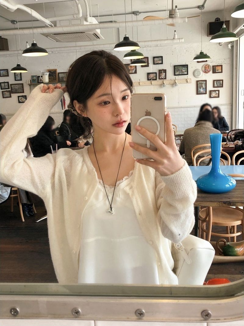SHOPPERLAND（ショッパーランド）の「RS Pastel Mohair Wool Knit Cardigan (6color)（Tops）」