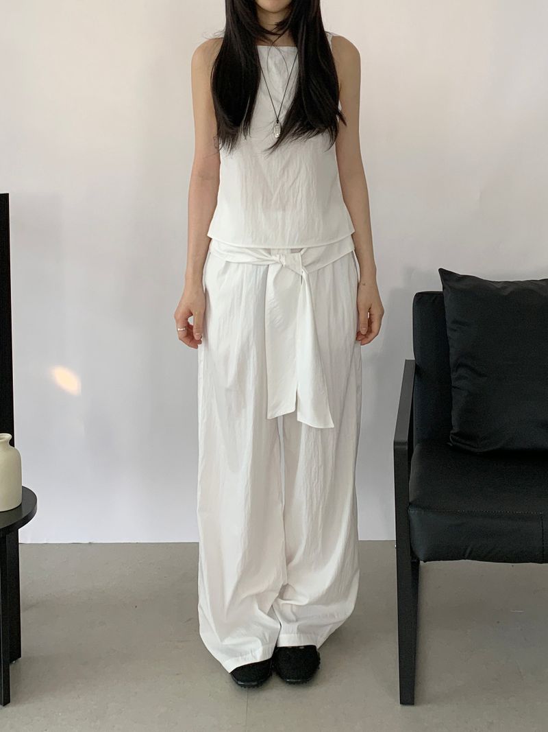 Raina scarf banding pants
