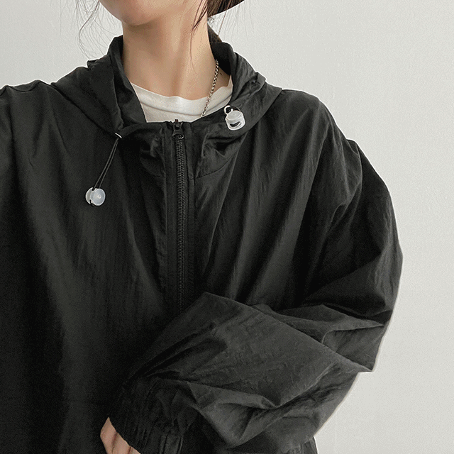 hijjoo（ハイチュー）の「Wat Summer Two-Way Hooded Windbreaker Jumper（Jackets/Outerwear）」