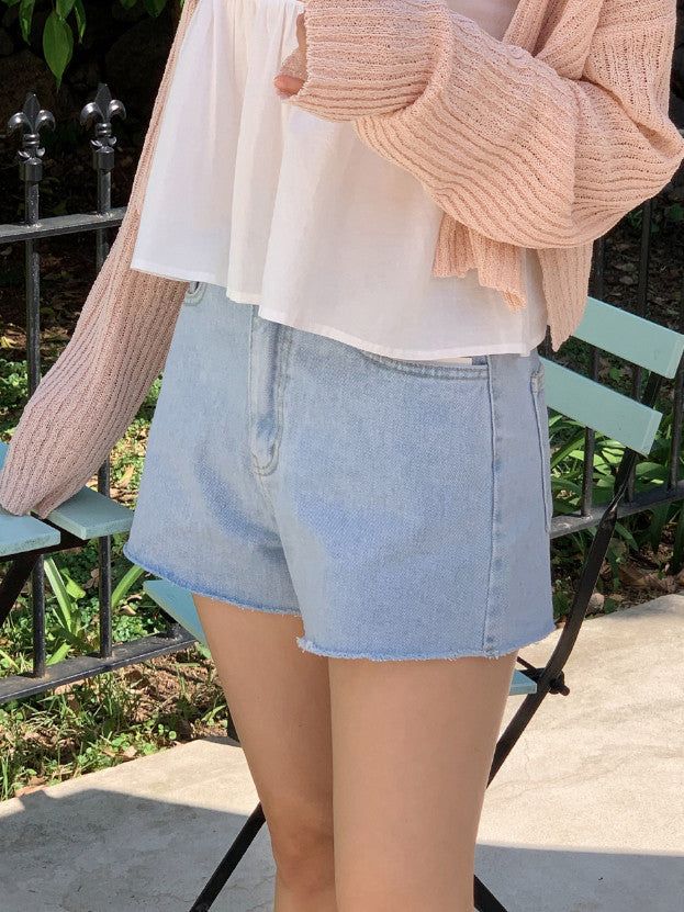 Classic Summer Denim Shorts (2color)