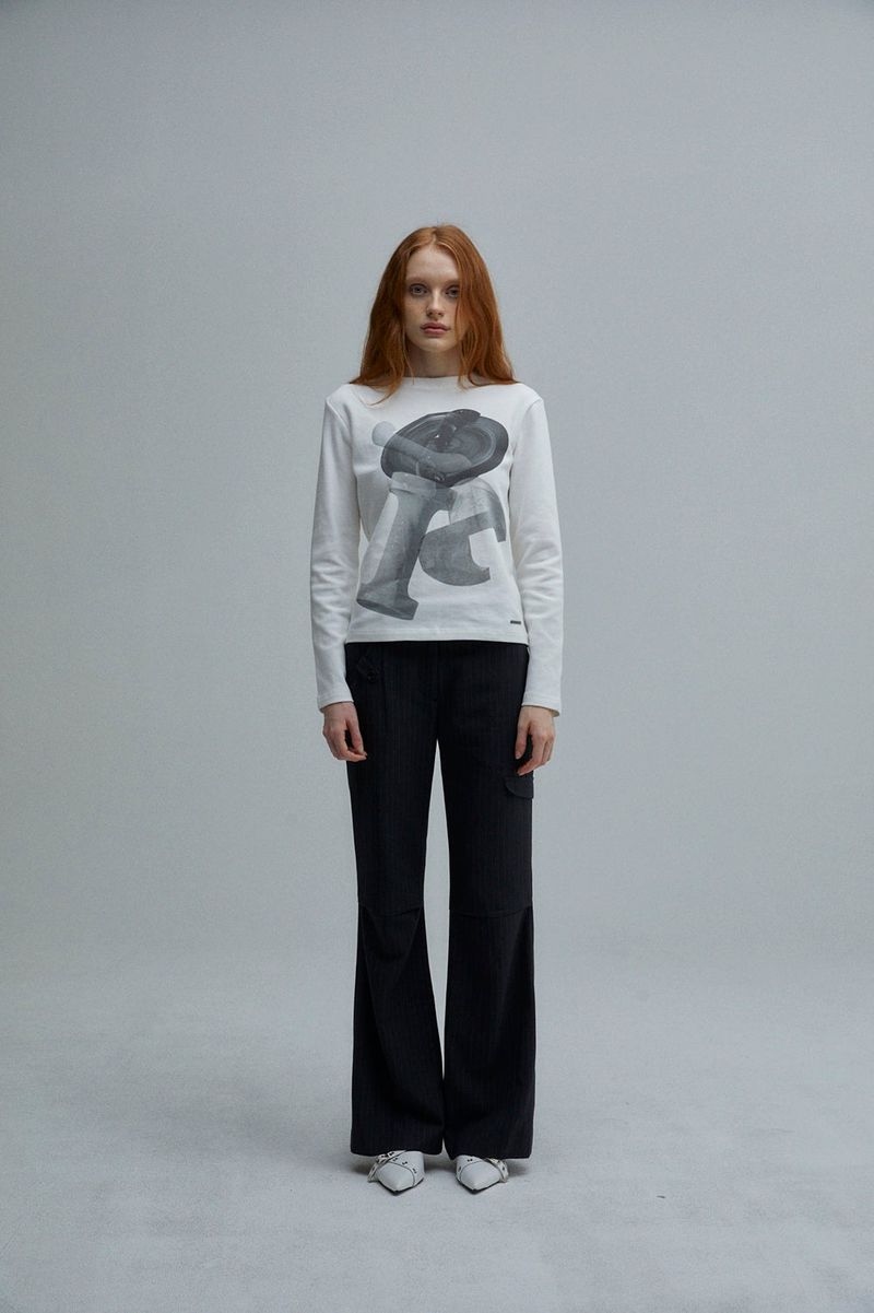 GEOMETRY SLEEVE T-SHIRT
