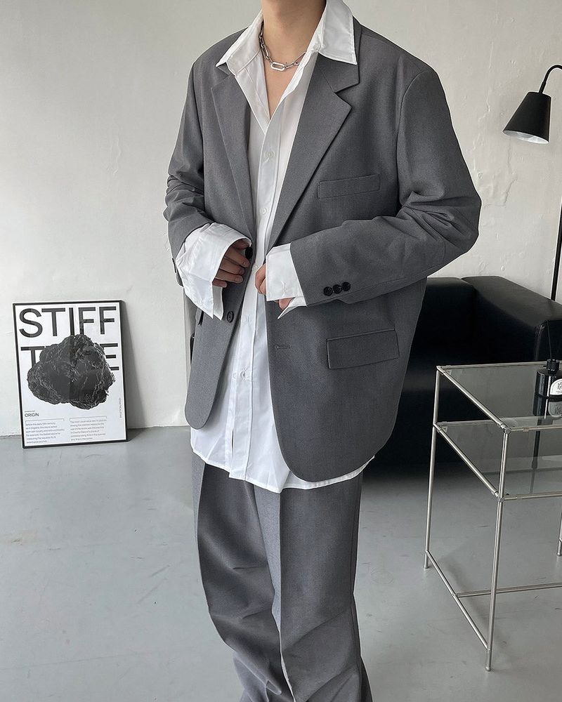 CR Dart Point Boxy Fit Jacket (2 colors)