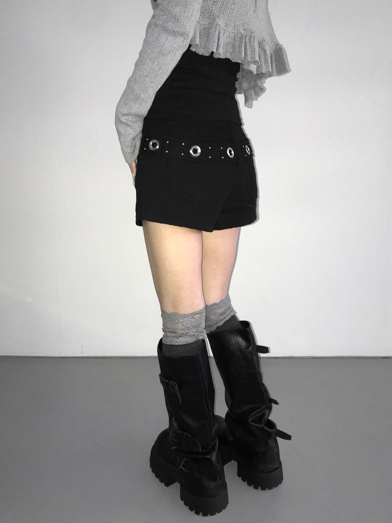 1733 back slop shorts(2 color)