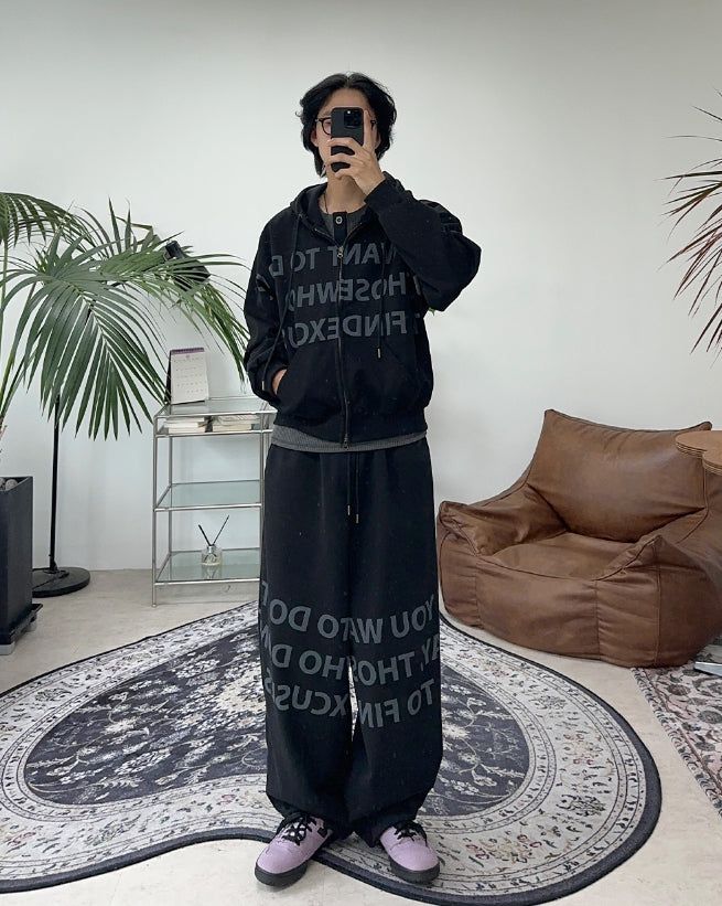 Freno Lettering Sweatpants