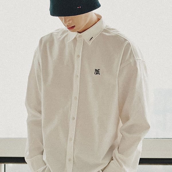 ROMANTIC CROWN(ロマンティッククラウン)の「RECENT OXFORD SHIRT_WHITE(Tops)」
