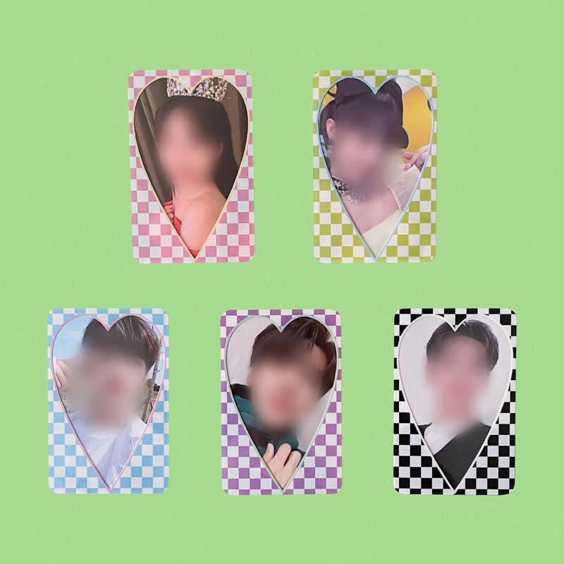 HEART photocard frame set