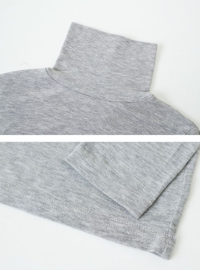 Basic Slim Fit Turtleneck T-shirt (5color)