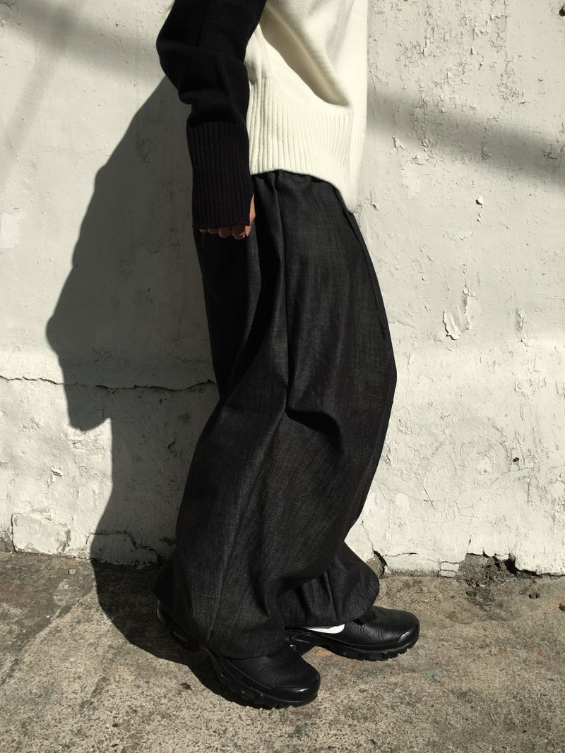 Filua Pintuck Wide Balloon Pants 2C