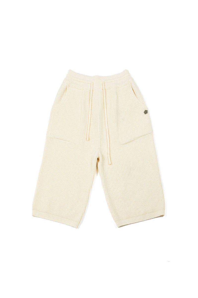POPPALS（ポップパルズ）の「Bermuda knit wool pants [Ivory]（Pants）」