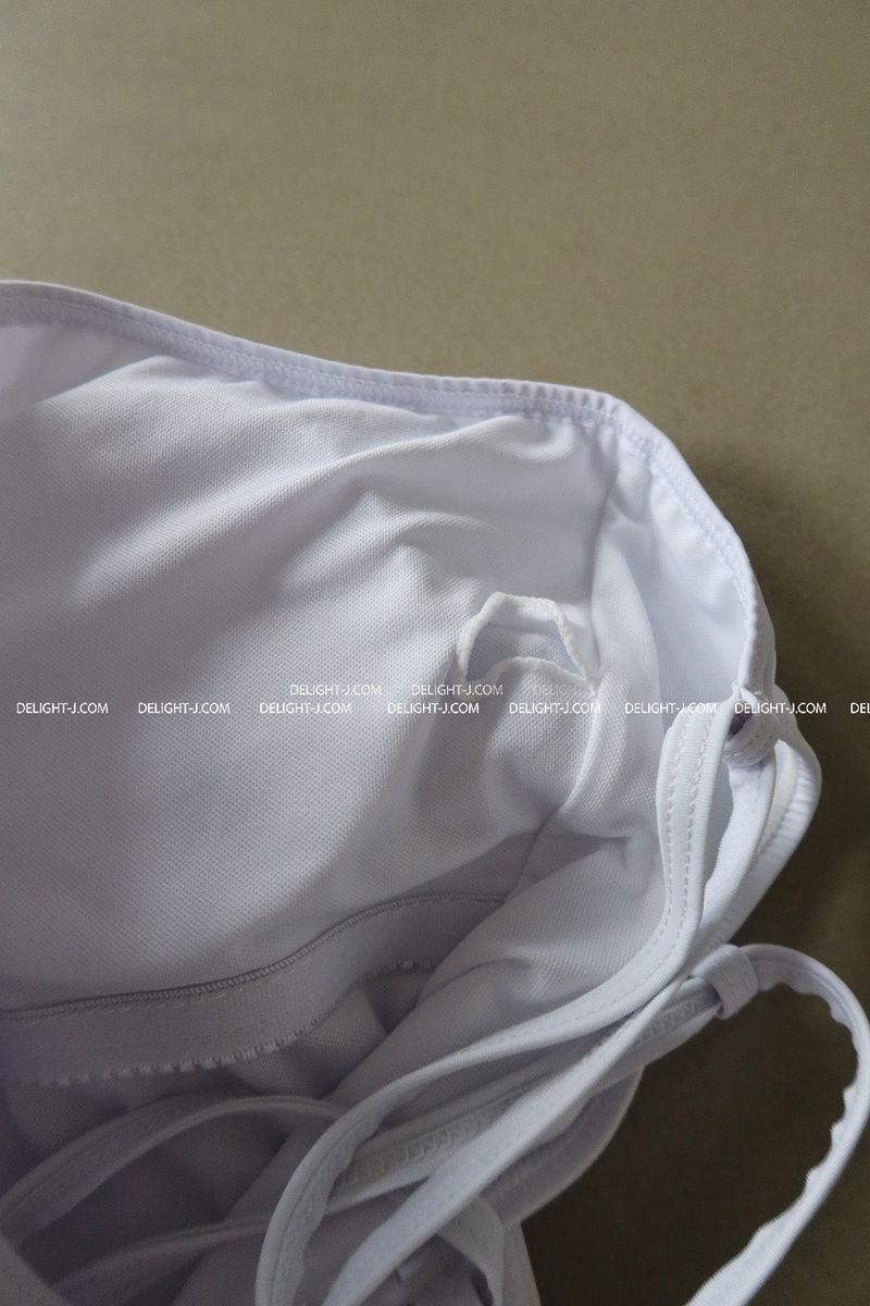 Silver King Ribbon Tube Top Backless Monokini