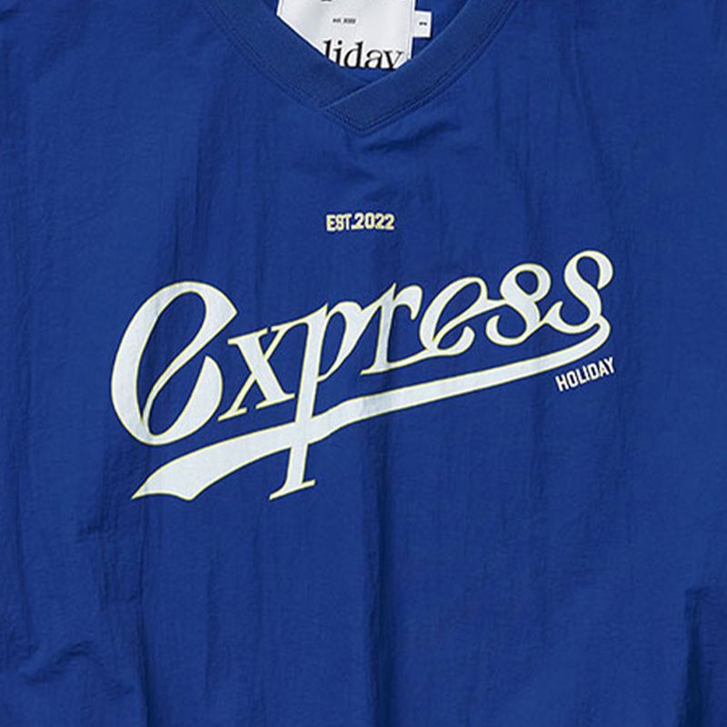 Express Holiday Authentic Nylon Pullover_Blue