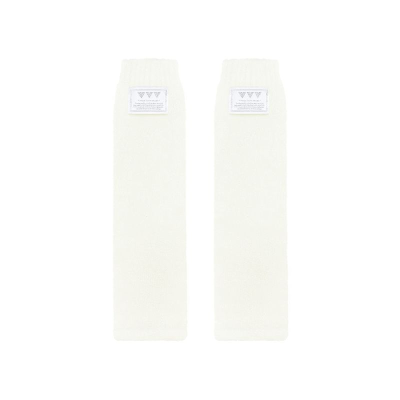 Basic Logo Bokashi Leg Warmer _ White