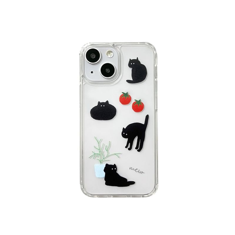 allthesamestudio(オールザセイムスタジオ)の「mew cat gel hard case(Smartphone Accessories)」