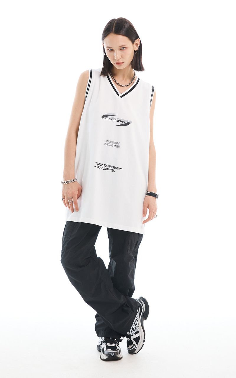MIX LOGO SLEEVELESS_WHITE