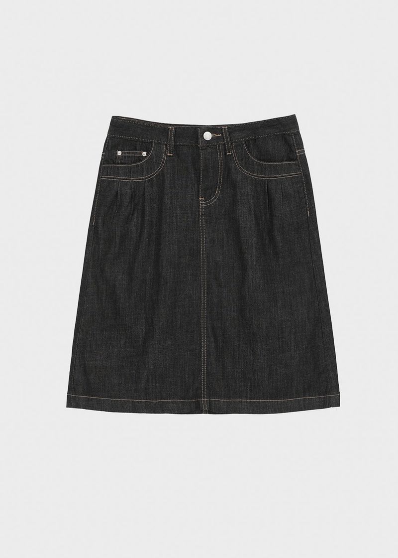 [MADE] Bitum Summer Denim Midi Skirt