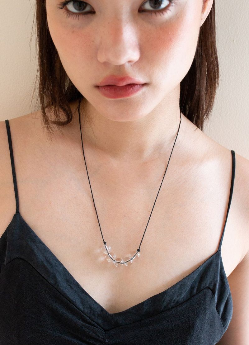 Bubble Necklace - Crystal