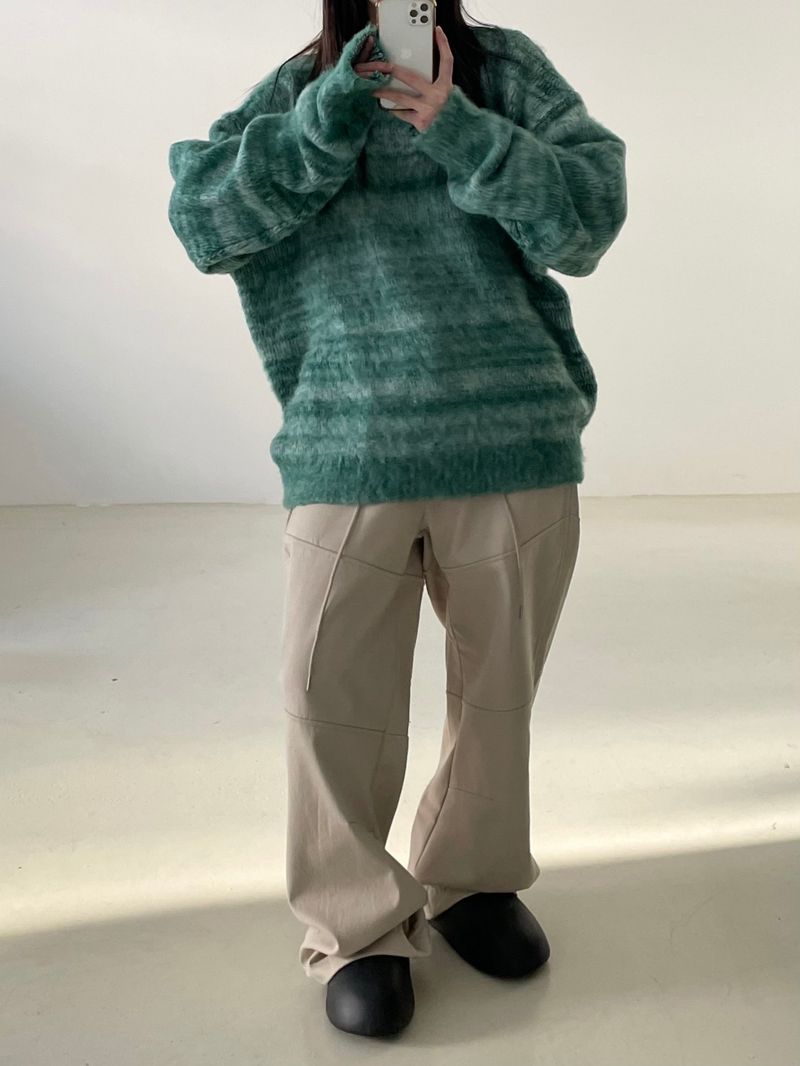 Remarkable unique stripe knit