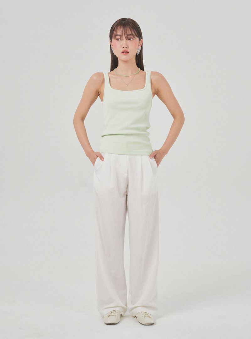 Square sleeveless (lime)