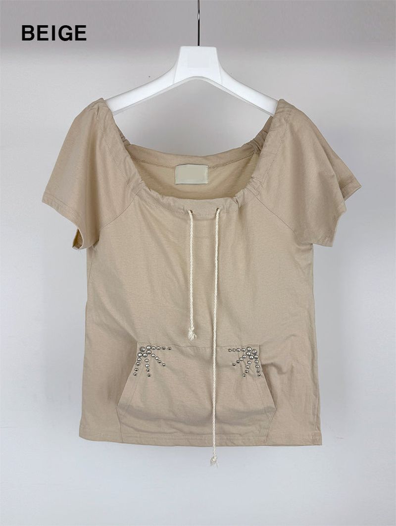 SCOOP POCKET TEE (2C)