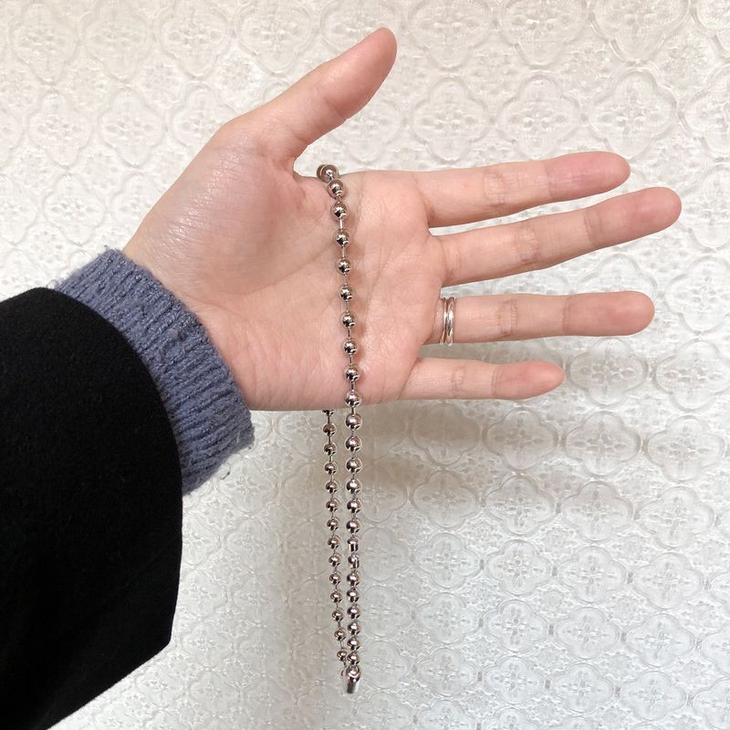 bold ball chain necklace