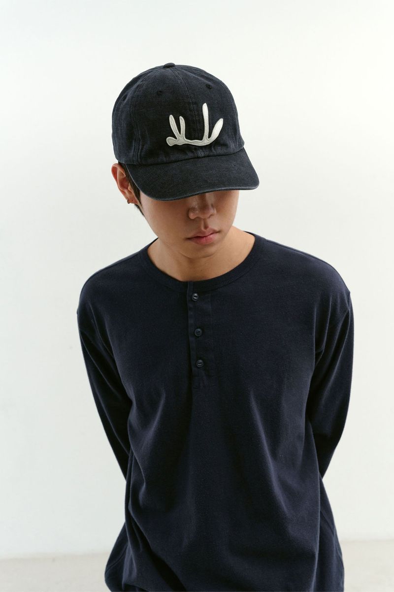 Vintage Washed Downfall Cap (Washed Black)