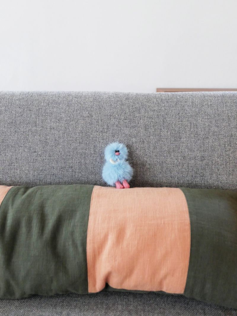 Cosymosy Mini Bird Keyring - Sky Blue