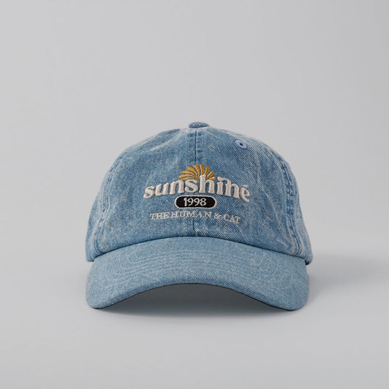 SUNSHINE WASHED DENIM BALL CAP / BLUE