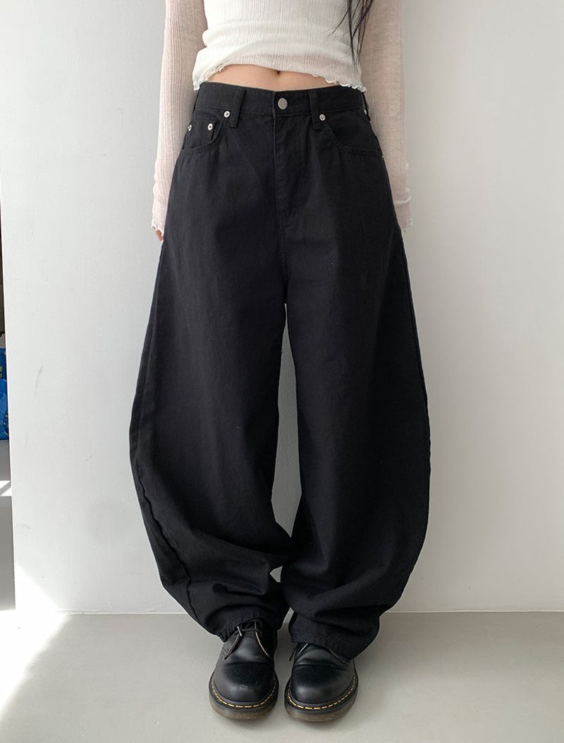 RIBBON BALLOON PANTS (2C)
