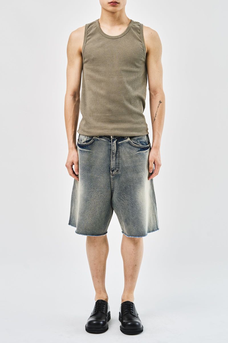 Milky Bermuda Denim Shorts