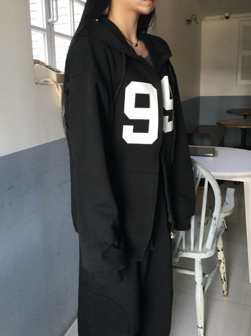 [SET] 99 Round Sweat Hoodie (3c)
