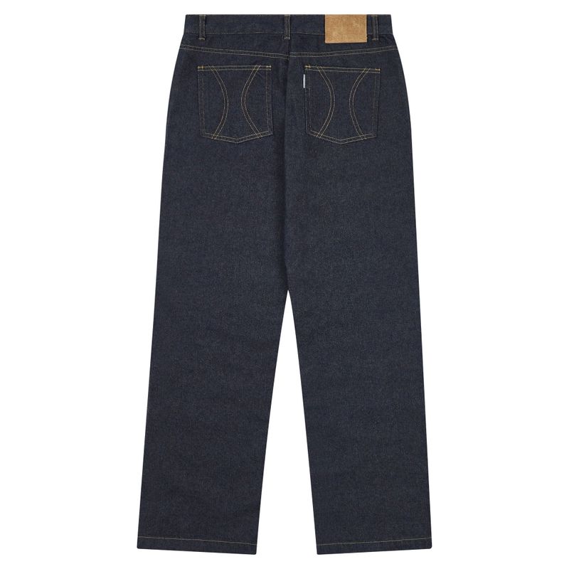 1/2 ROUX BASE UNIFORM LIGHT DENIM PANTS (BLUE)