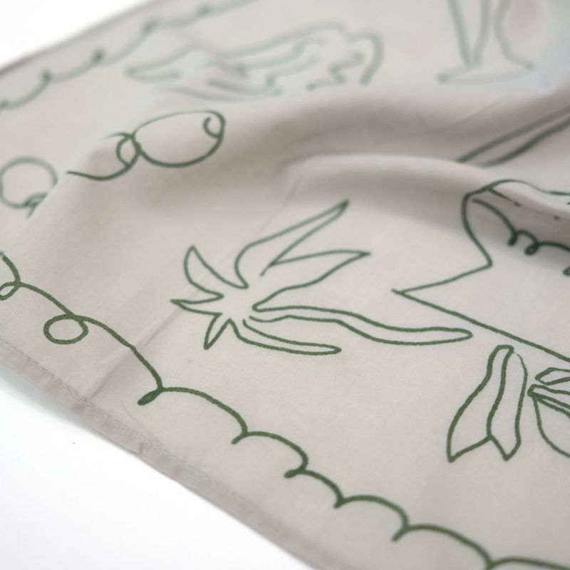 [Organic Scarf] Camino - Warm gray