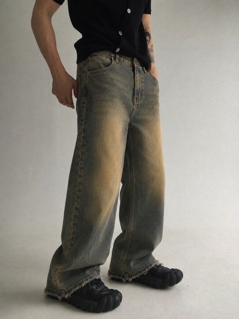 West Damage Wide Pants