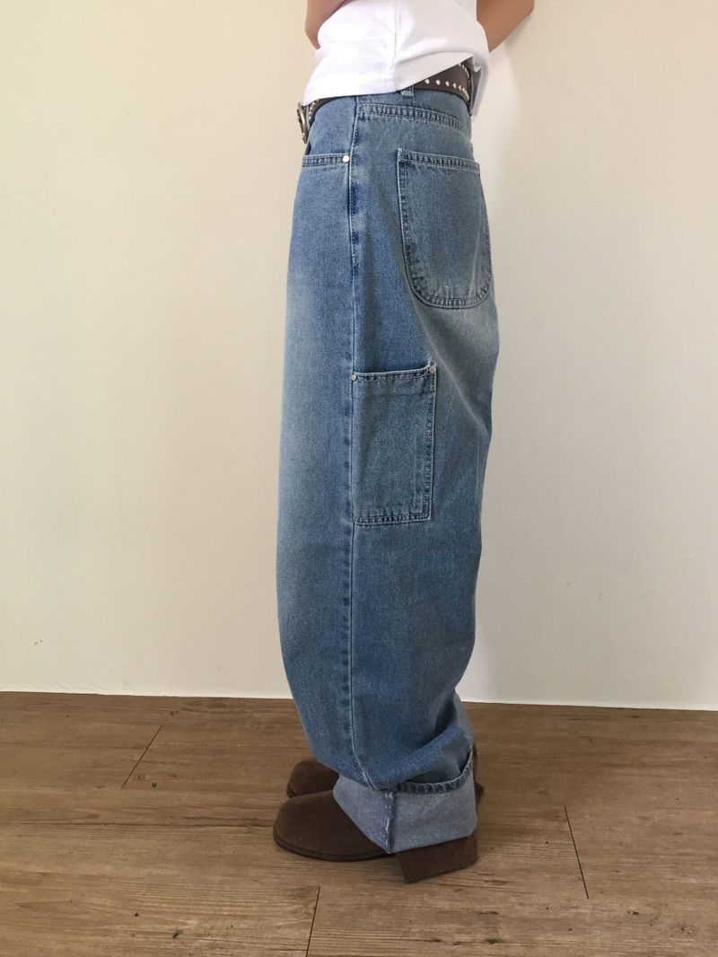 Sea Pocket Straight Denim (1color)