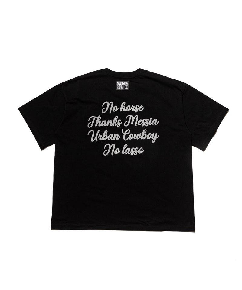 HANDWRITTEN COWBOY TSHIRT-BLACK
