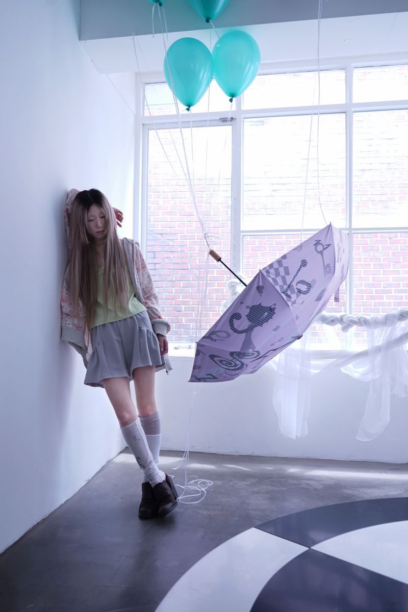 eeespace（イースペース）の「Bloom Frill Shorts (Purple Gray)（Pants）」