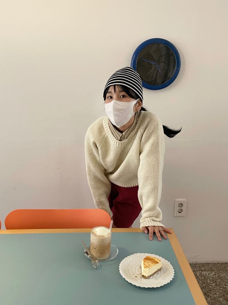 スタッキーストライプハーフシャツ