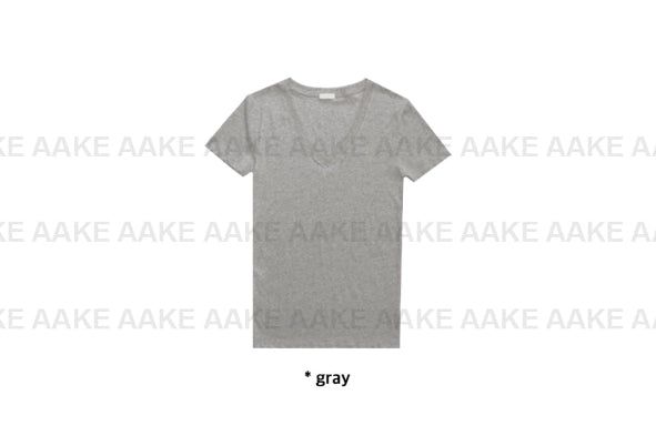 SOFT LONG V-NECK TEE