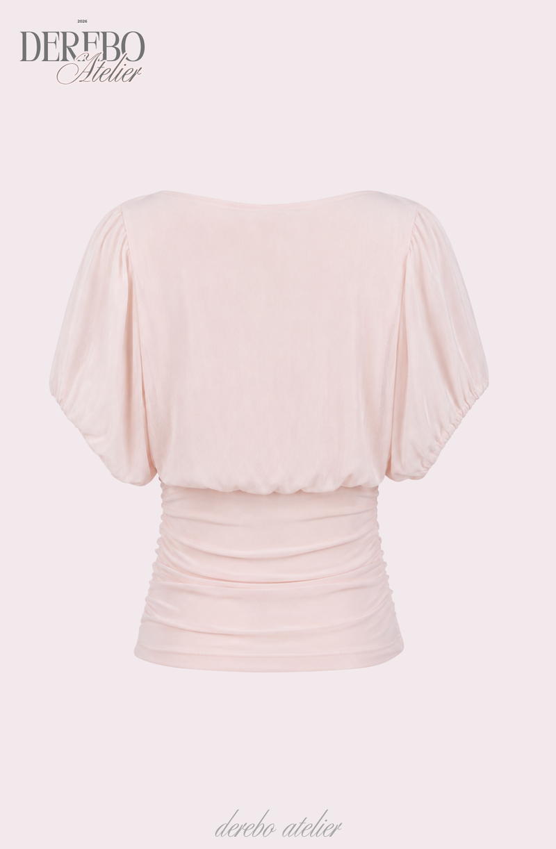 Baby Bloom Chiffon Shirring Top
