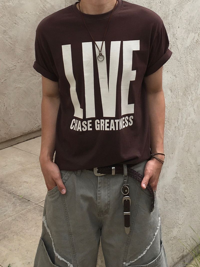 SSROOM(エスエスルーム)の「Live Lettering T 4C(Tops)」