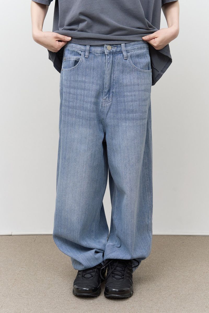 Martin Striped Wide Denim