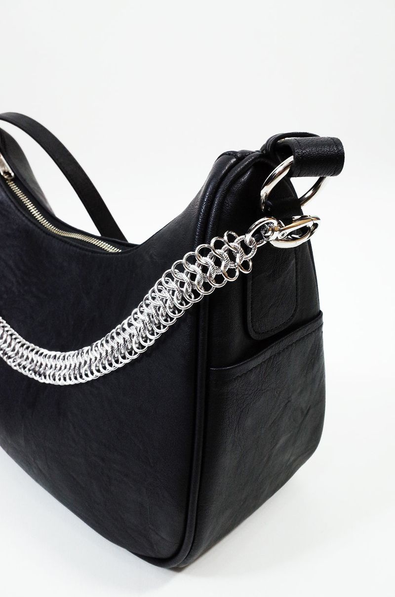 888 Chained Leather Bag