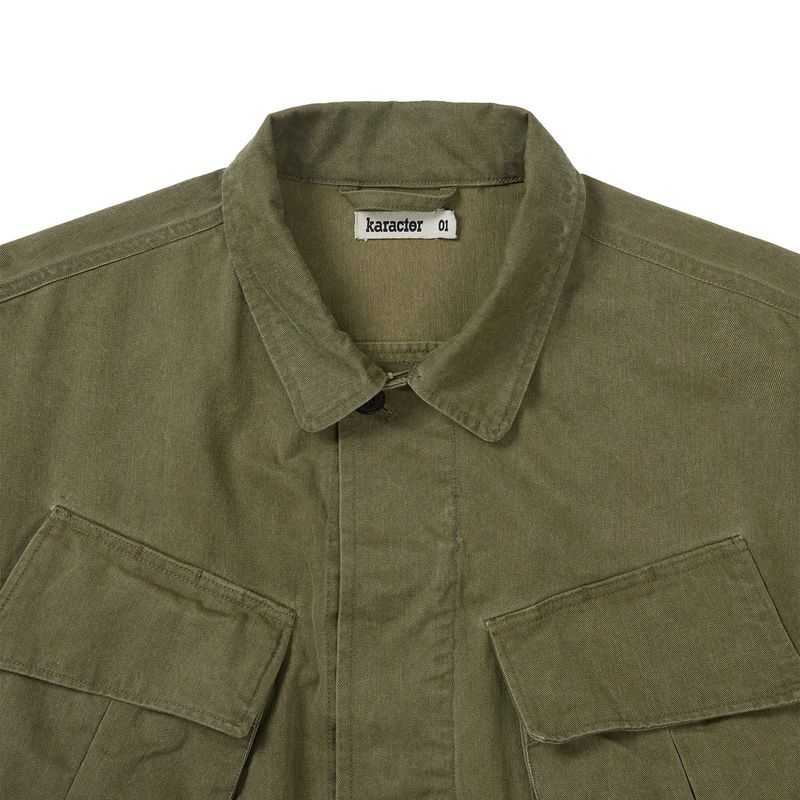 Quiet Trucker Jacket / Olive