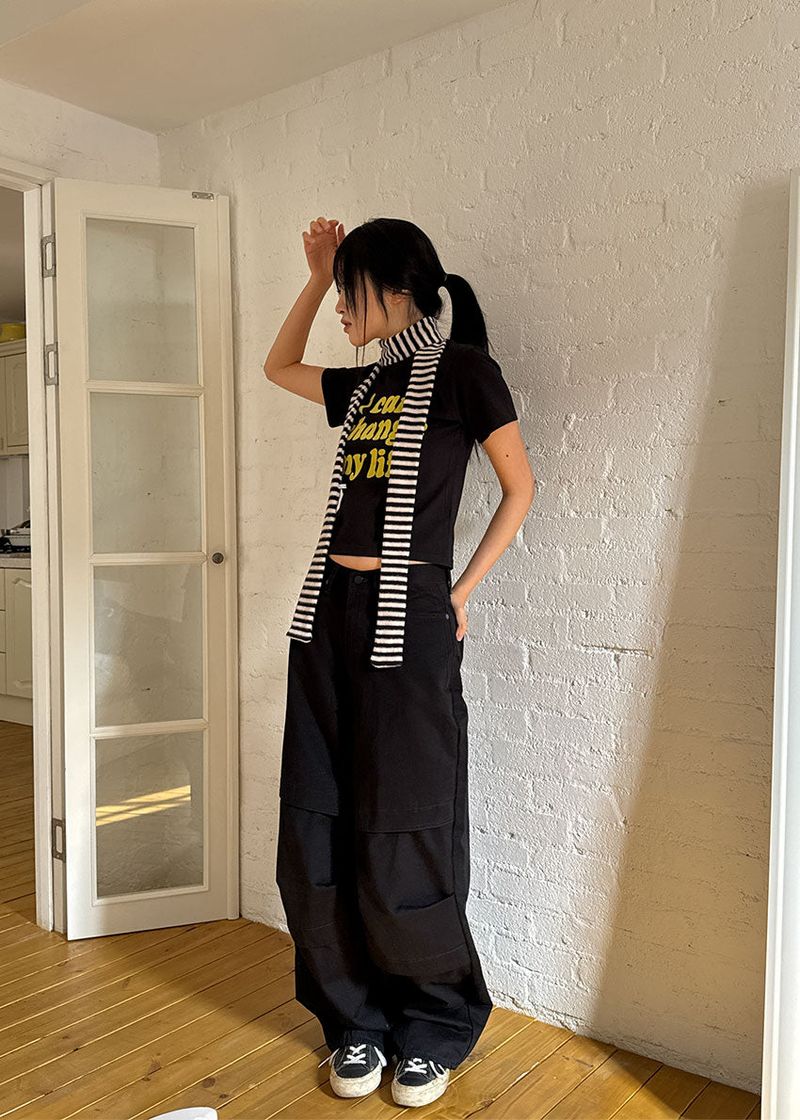 BLUE POINT BLACK PANTS
