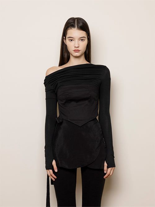 Not your rose（ノットユアローズ）の「Ivy top (Black)（Tops）」